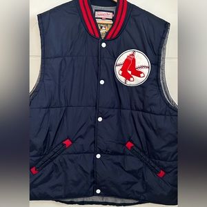 Mitchell & Ness Cooperstown Boston RED SOX mens 4Xl puffer vest